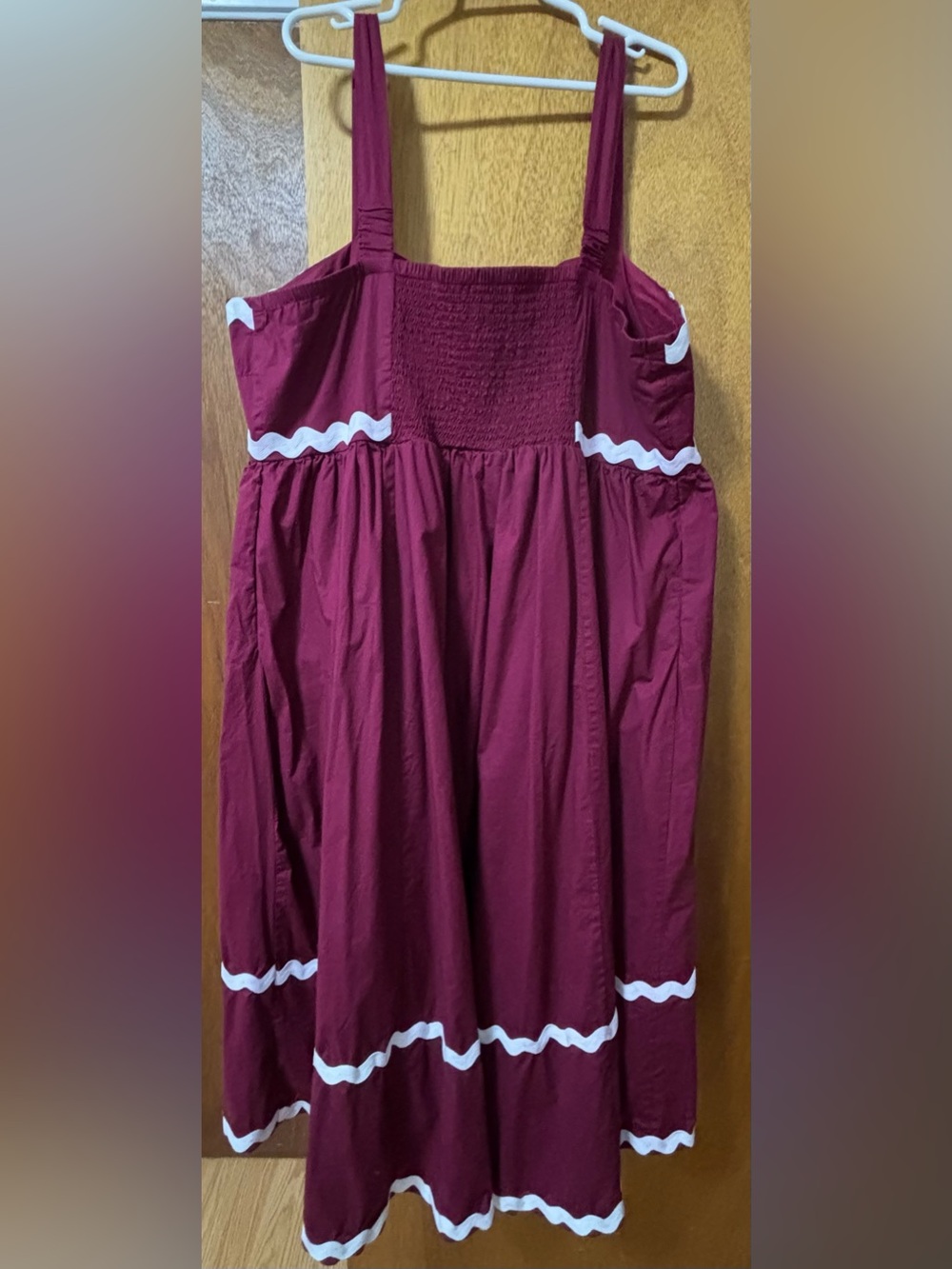 Torrid size 4 maroon dress.